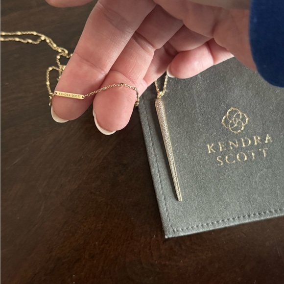 Kendra Scott Diamond Spike Necklace - Picture 4 of 4